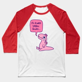 Sadboi hours - pink Baseball T-Shirt